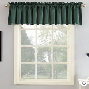 Sun Zero Pair Everglade Valance Curtain